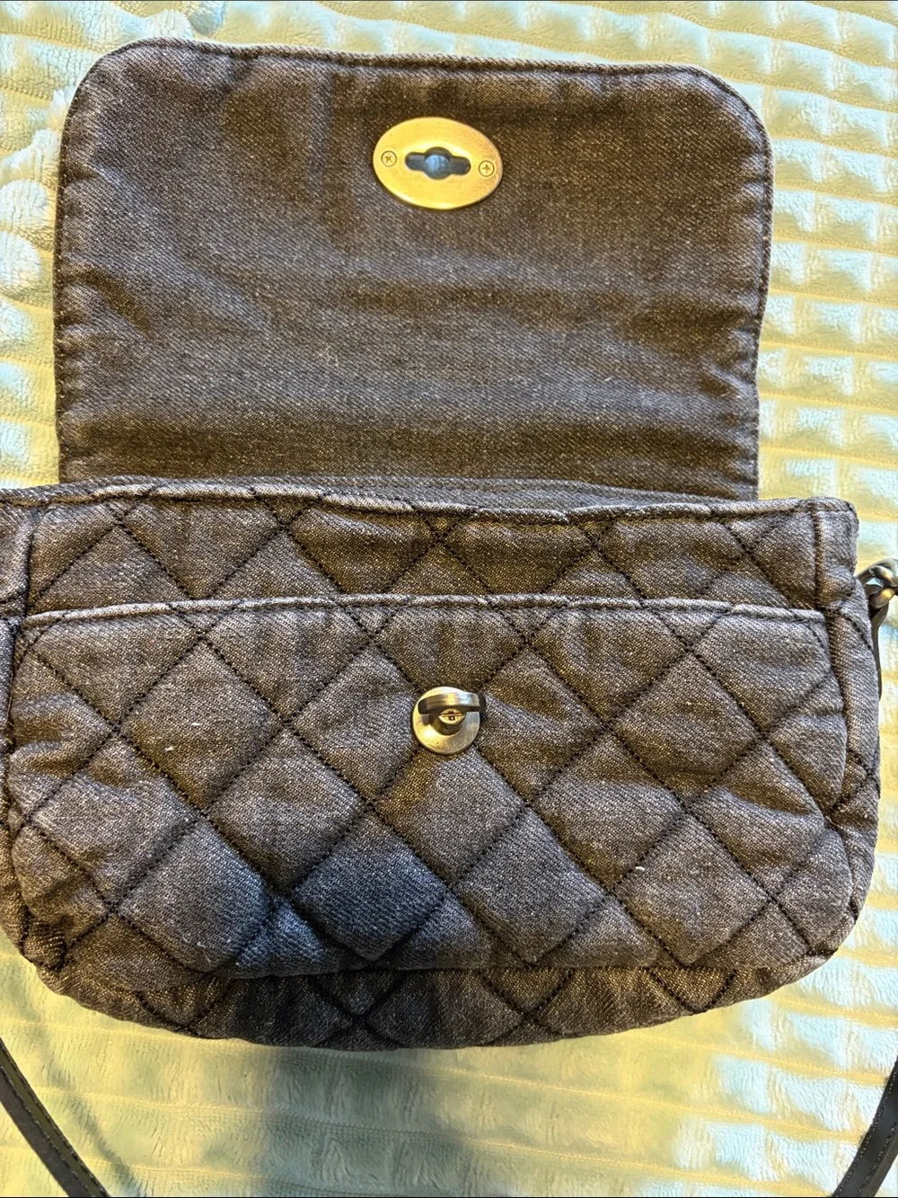NWT PATRICIA NASH Black Quilted Bonny Crossbody